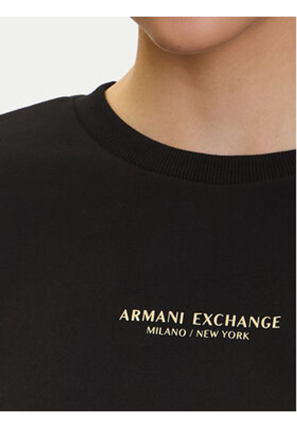 Armani Exchange Bluza XW001451 AF10830 MC021 Czarny Relaxed Fit. Kolor: czarny. Materiał: bawełna