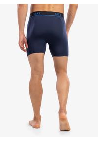 SAXX - Bokserki termoaktywne męskie Saxx Kinetic HD Boxer Brief. Kolor: niebieski. Sport: fitness
