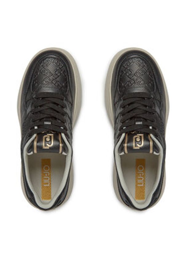 Liu Jo Sneakersy Tami 01 BF3145 PX143 Czarny. Kolor: czarny. Materiał: skóra