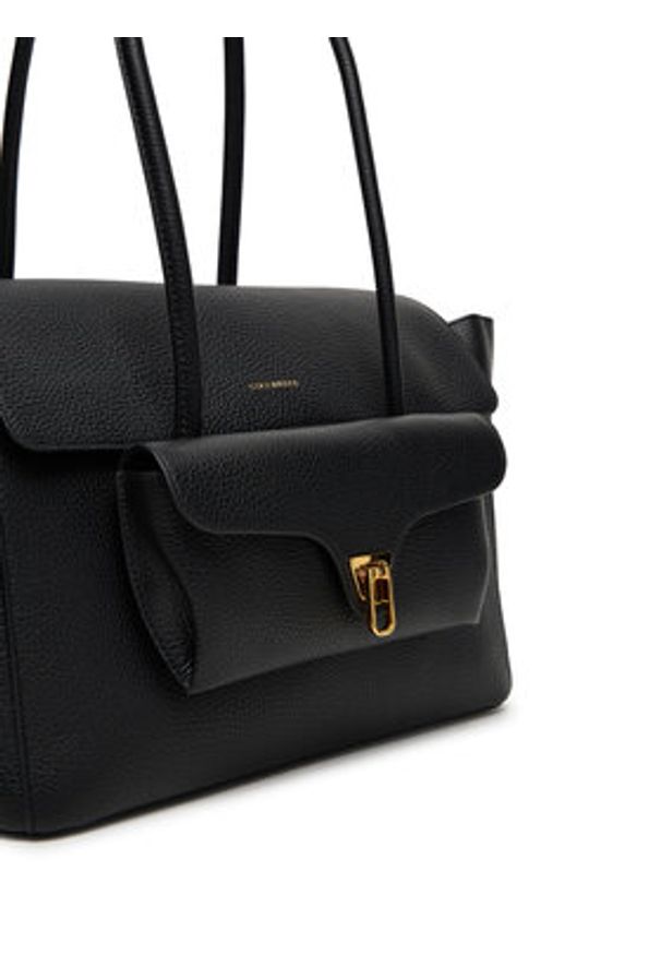 Coccinelle Torebka T8A Coccinelle Double Beat E1 T8A 11 02 01 Czarny. Kolor: czarny. Materiał: skórzane