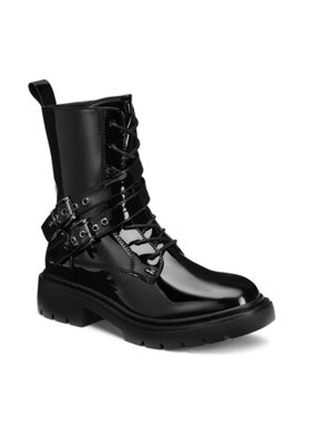 Jenny Fairy Trzewiki WS6199-07 Czarny. Kolor: czarny. Materiał: skóra