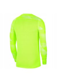 Nike - Koszulka Bramkarska Z Długim Rękawem Dla Dzieci Park IV DriFIT. Kolor: zielony. Długość rękawa: długi rękaw. Długość: długie. Sport: turystyka piesza