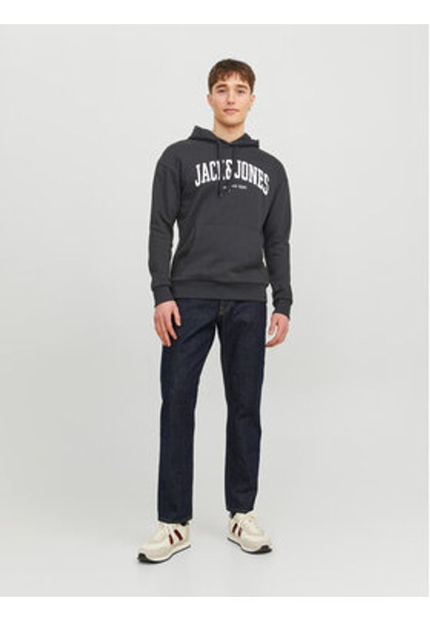 Jack & Jones Bluza Josh 12236513 Czarny Standard Fit. Kolor: czarny. Materiał: bawełna