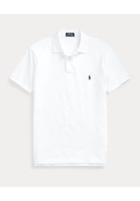 Ralph Lauren - RALPH LAUREN - Koszulka Polo Slim Fit. Typ kołnierza: polo. Kolor: biały. Materiał: bawełna. Wzór: aplikacja, haft. Styl: klasyczny #2