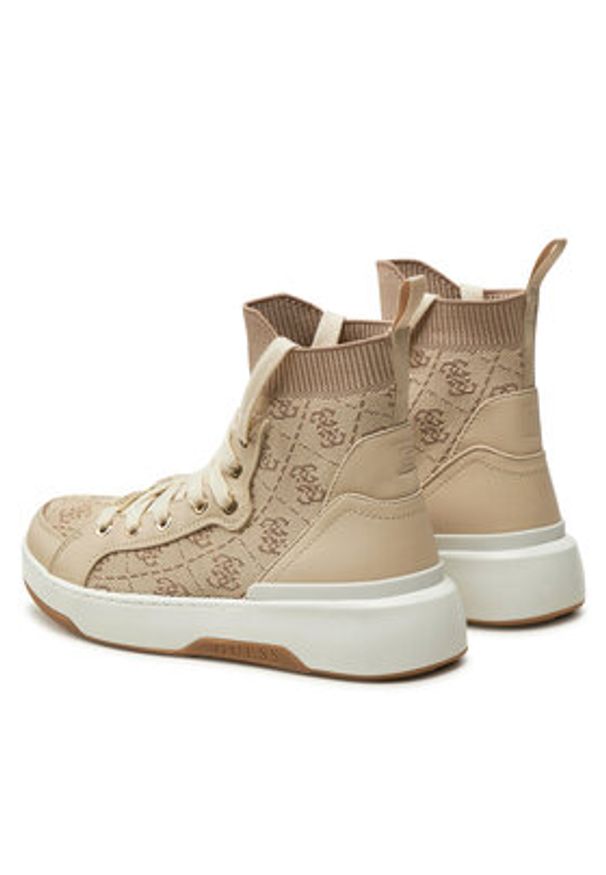 Guess Trzewiki FLPMNN FAL12 Beżowy. Kolor: beżowy. Materiał: materiał
