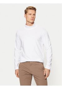 Jack & Jones Golf Blabushwick 12261397 Biały Regular Fit. Typ kołnierza: golf. Kolor: biały. Materiał: bawełna #1