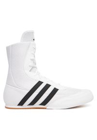 Adidas - adidas Buty bokserskie Box Hog 2.0 Boots JQ9162 Biały. Kolor: biały. Materiał: materiał #1