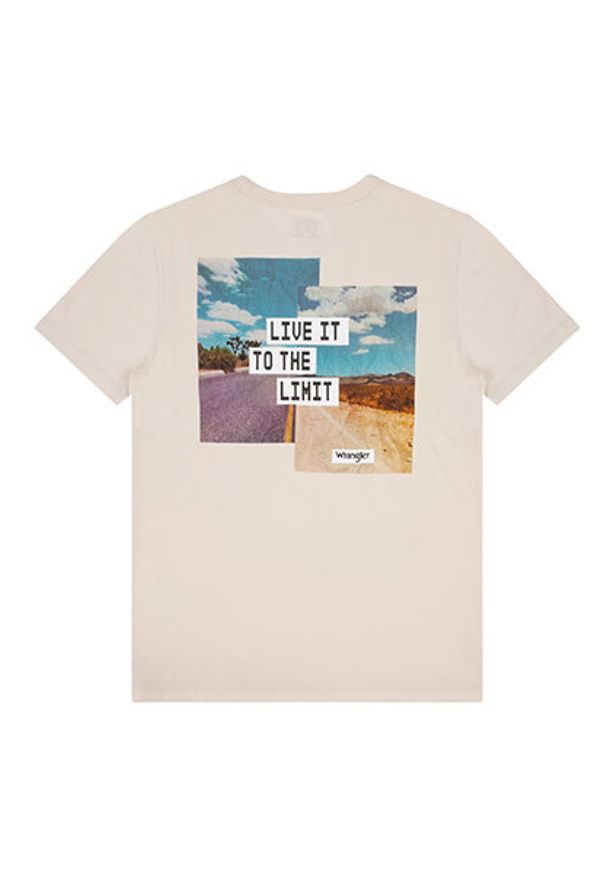 Wrangler - WRANGLER SS PHOTO TEE MĘSKI T-SHIRT KOSZULKA NADRUK RAINY DAY W7G4FKXGI 112131831. Wzór: nadruk