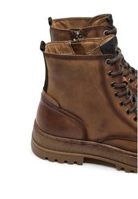 Pepe Jeans Trapery PMS50258 Brązowy. Kolor: brązowy. Materiał: skóra #7