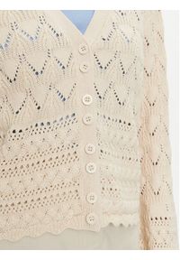 Vero Moda Kardigan Lua 10310863 Écru Regular Fit. Materiał: bawełna #4