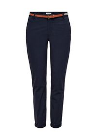 only - ONLY Spodnie materiałowe 15218519 Granatowy Regular Fit. Kolor: niebieski. Materiał: bawełna #7