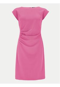 Swing Sukienka koktajlowa 5AG23100 Różowy Slim Fit. Kolor: różowy. Materiał: syntetyk. Styl: wizytowy #8