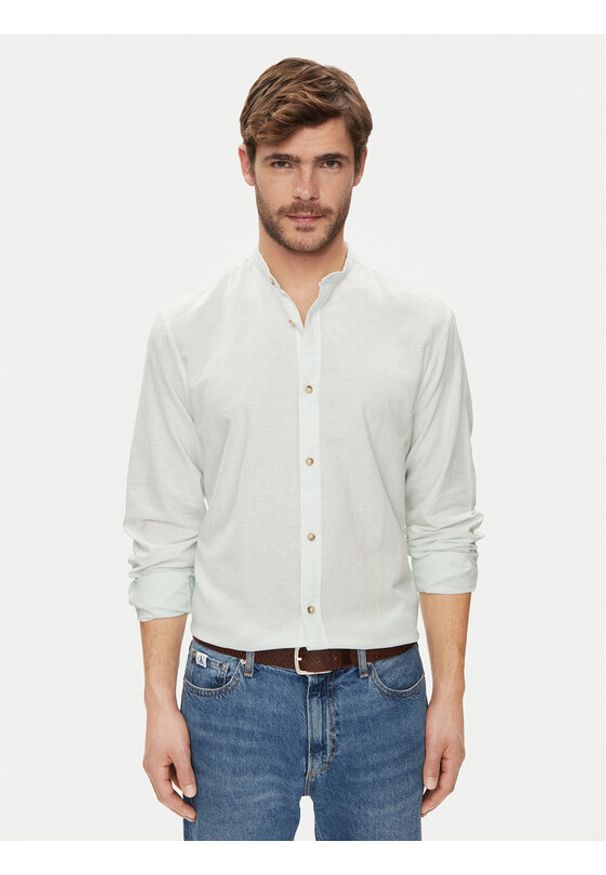 Jack & Jones Koszula Summer 12248385 Zielony Comfort Fit. Kolor: zielony. Materiał: bawełna