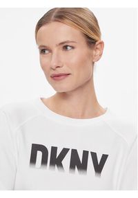 DKNY Sport Bluza DP3T9623 Biały Relaxed Fit. Kolor: biały. Materiał: syntetyk, bawełna. Styl: sportowy #5
