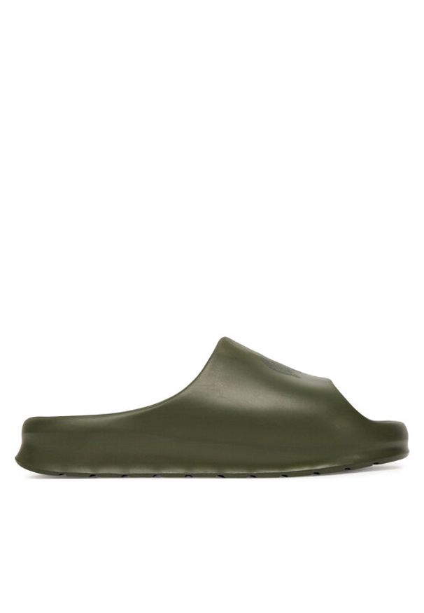 Lacoste Klapki 7-49CMA0024 Khaki. Kolor: brązowy. Materiał: syntetyk