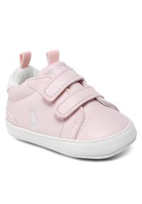 Sneakersy Polo Ralph Lauren Hertitage Court Ez RL100632 Ligh Pink/Peperwht. Kolor: różowy. Materiał: skóra