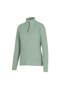DARE 2B - Bluza damska z suwakiem 1/4 Glamourize III Dare 2b. Kolor: zielony. Materiał: dzianina, żakard. Sezon: zima. Sport: narciarstwo #1