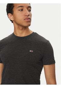 Tommy Jeans T-Shirt Jaspe DM0DM20363 Czarny Slim Fit. Kolor: czarny. Materiał: bawełna #6