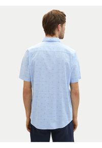 Tom Tailor Koszula 1040138 Niebieski Regular Fit. Kolor: niebieski. Materiał: bawełna #3