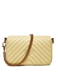 Pinko Torebka Love Click Micro 100069 A0GK Żółty. Kolor: żółty. Materiał: skórzane #2