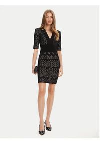 Marciano Guess Sukienka dzianinowa 5YGK20 5877Z Czarny Slim Fit. Kolor: czarny. Materiał: wiskoza #5