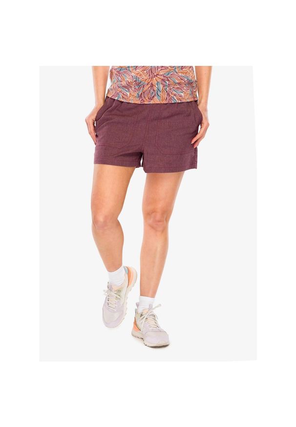 ROYAL ROBBINS - Spodenki turystyczne damskie Royal Robbins Hempline Short. Kolor: czerwony
