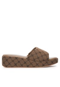 Nine West Klapki WFA2789-1 Beżowy. Kolor: beżowy. Materiał: materiał
