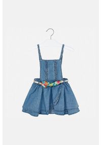 Mayoral - Spódnica dziecięca 92-134 cm. Kolor: niebieski. Materiał: bawełna, jeans, denim. Wzór: gładki #2