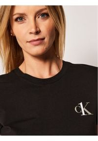 Calvin Klein Underwear Koszulka piżamowa 000QS6356E Czarny Regular Fit. Kolor: czarny. Materiał: bawełna #4