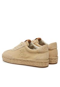 Lauren Ralph Lauren - LAUREN RALPH LAUREN Espadryle Luize 802959231003 Beżowy. Kolor: beżowy. Materiał: skóra, zamsz