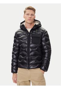 Blauer Kurtka przejściowa 25WBLUC02080 Czarny Regular Fit. Kolor: czarny. Materiał: syntetyk
