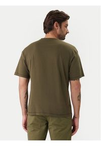 TOMMY HILFIGER - Tommy Hilfiger T-Shirt UM0UM03643 Khaki Regular Fit. Kolor: brązowy. Materiał: bawełna #9