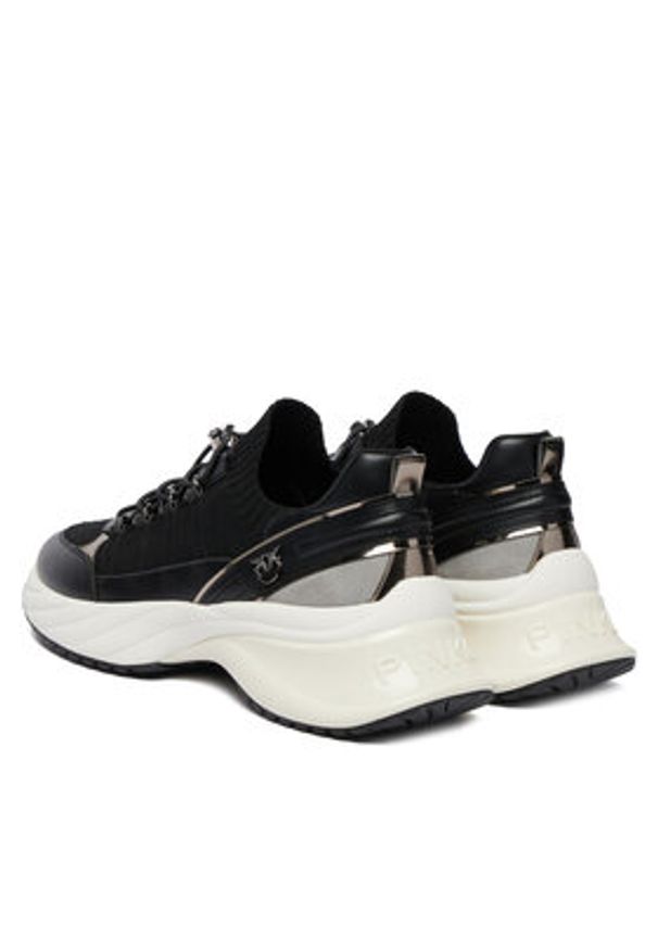 Pinko - PINKO Sneakersy Ariel 34 SS0141 P128 Czarny. Kolor: czarny. Materiał: skóra