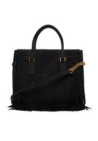 MICHAEL Michael Kors Torebka Hamilton Moderne 30F5ANXS3S Czarny. Kolor: czarny. Materiał: skórzane, zamszowe #4