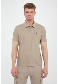 Aeronautica Militare - Polo męskie z haftem AERONAUTICA MILITARE. Typ kołnierza: polo. Wzór: haft #4