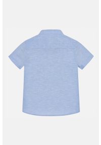 Mayoral - Koszula dziecięca 92-134 cm. Okazja: na co dzień. Kolor: niebieski. Materiał: tkanina, bawełna, materiał. Długość: krótkie. Styl: casual #3