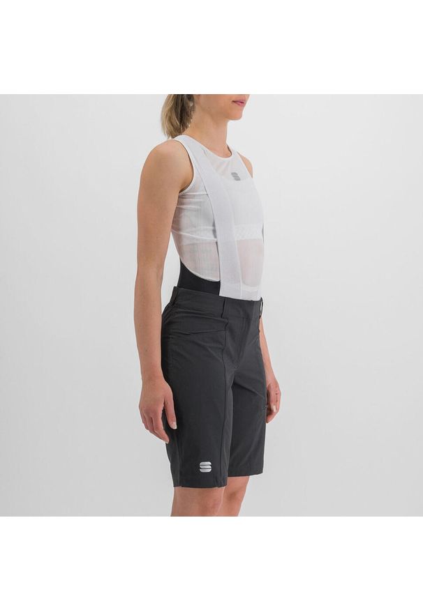SPORTFUL - Spodenki rowerowe damskie Sportful Giara Overshort. Kolor: czarny