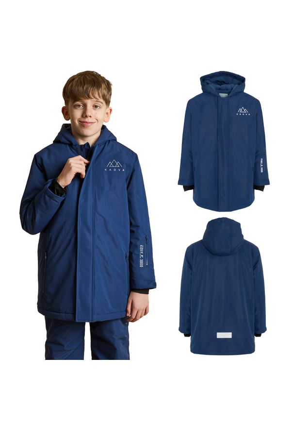 Kurtka narciarska dziecięca KADVA Skiro Jacket Jrb. Kolor: niebieski. Sezon: zima. Sport: narciarstwo