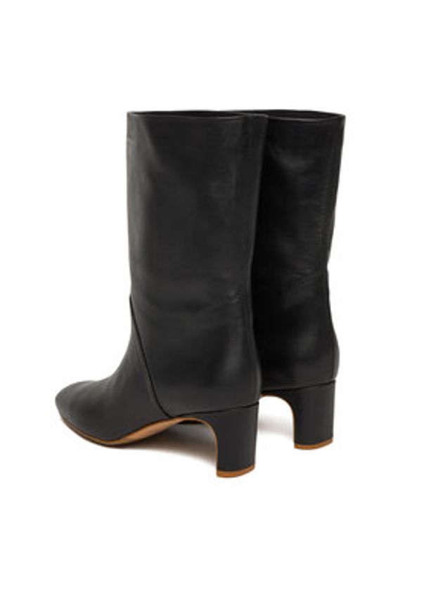 BALAGAN - Balagan Botki Adina Czarny. Kolor: czarny. Materiał: skóra