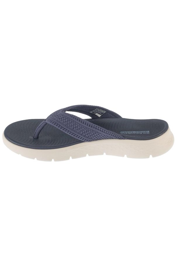 skechers - Japonki damskie, Go Walk Flex Sandal - Holly. Kolor: niebieski