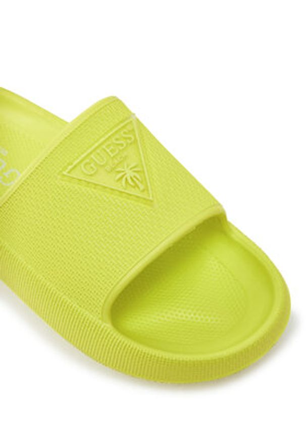 Guess Klapki E4GZ27 WG5X0 Zielony. Kolor: zielony. Materiał: syntetyk