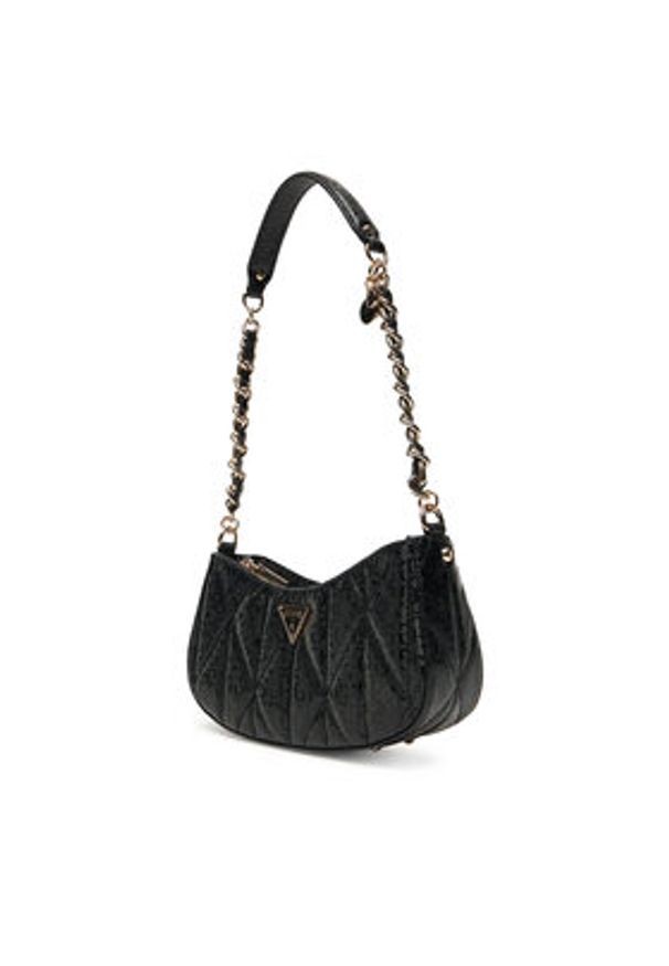 Guess Torebka Aldina HWGG96 63170 Czarny. Kolor: czarny. Materiał: skórzane