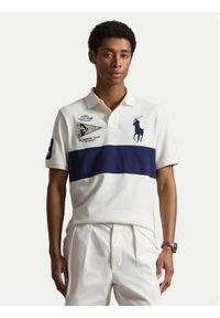 Polo Ralph Lauren Polo 710B21925001 Kremowy Regular Fit. Typ kołnierza: polo. Kolor: kremowy. Materiał: bawełna #1