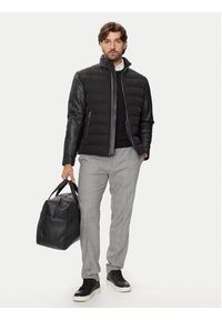 BOSS Kurtka skórzana C-Mersino 50518724 Czarny Regular Fit. Kolor: czarny. Materiał: syntetyk #4