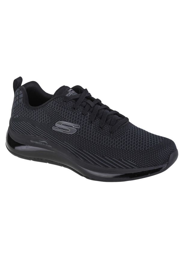 skechers - Buty do chodzenia męskie Skechers Element 2.0. Zapięcie: sznurówki. Kolor: czarny. Materiał: materiał. Szerokość cholewki: normalna. Sport: turystyka piesza