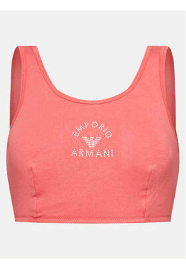 Emporio Armani Underwear Biustonosz top 164403 4R223 05373 Różowy. Kolor: różowy. Materiał: bawełna