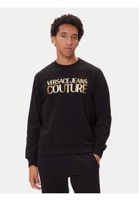 Versace Jeans Couture Bluza 79GAIT05 Czarny Regular Fit. Kolor: czarny. Materiał: bawełna