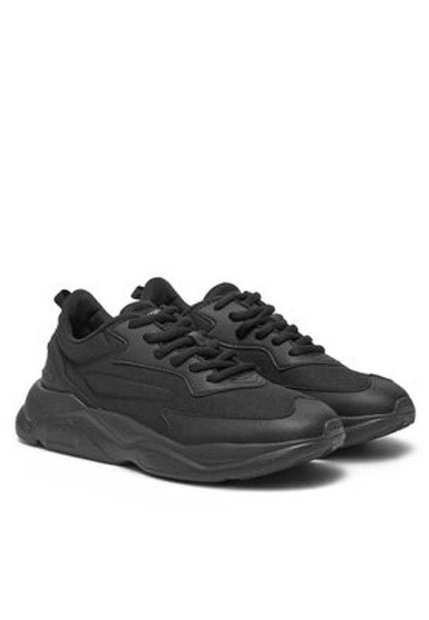 Hugo - HUGO Sneakersy Leon 50536660 Czarny. Kolor: czarny. Materiał: skóra