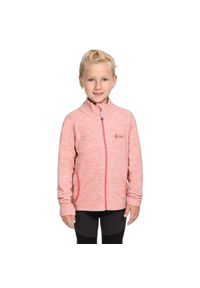 Polar dla dziewczynki Kilpi Alacant. Typ kołnierza: kaptur. Kolor: różowy. Materiał: polar. Sport: turystyka piesza #1