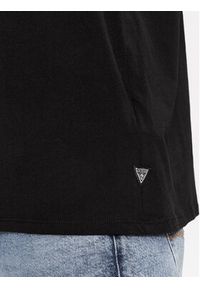 Guess T-Shirt M4RI81 K9RM1 Czarny Slim Fit. Kolor: czarny. Materiał: bawełna
